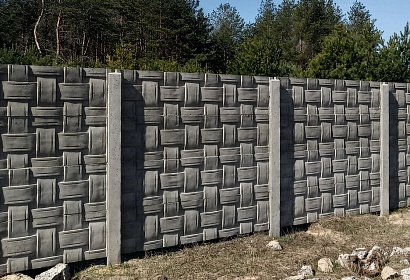 Забор "Плетенка" для загородного дома
