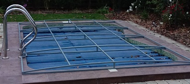 Крыша для бассейна из поллекарбоната